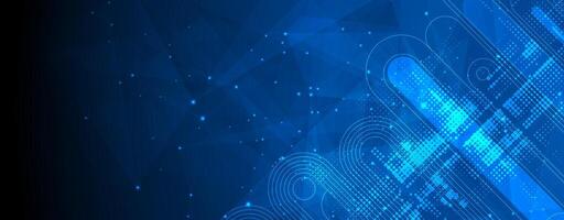 Clean dots in a digital universe abstract technology background vector