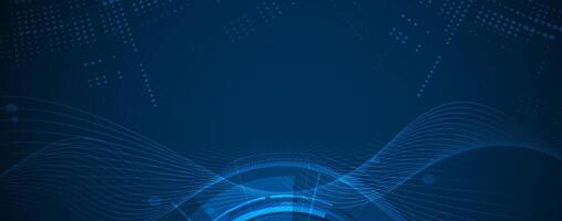 Futuristic technology transforming the landscape of internet business through big data vector
