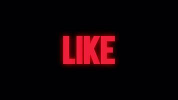Bouncing Geometric Shapes Transforming into LIKE Text On Alpha Channel video