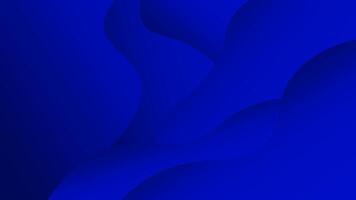 Abstract Blue Background with Flowing Lines and Fluid Shapes vector