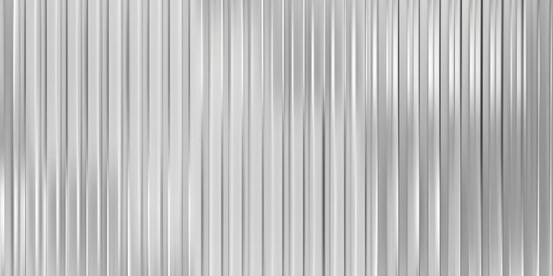 Holograph ice glass texture background. Reed flute pattern effect. Laser ripple abstract line ribbed 3d gradient. Silver frosty reflect striations. Light corrugated transparent window iridescent wall