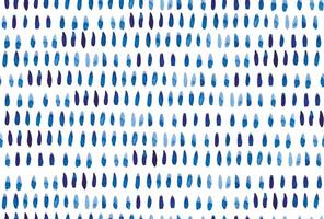 atercolor seamless pattern with blue dashes on a white background. vector