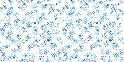 Seamless blue spotted pattern. hand drawn sketch. Plain ornament with abstract shape random dots, spots, drops snowflakes vector