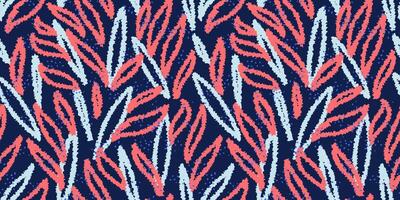 Unique abstract organic shapes seamless pattern. Hand drawn sketch creative forms print. colorful background. Contemporary minimalist ornament. vector