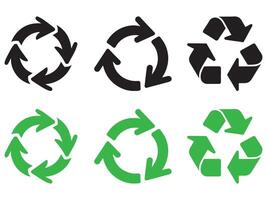 Multiple Recycle Signs vector