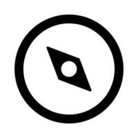 Compass Icon . Flat design style eps 10 file. vector