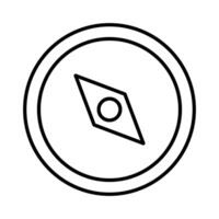 compass guide line style icon illustration design, designed for web and app vector