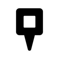 Map Pointer Icon . Flat design style. Made in vector