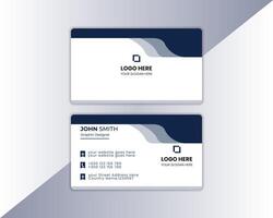 clean modern Business card, name card, visiting card Template. Corporate Personal Business card template design vector