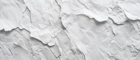 A visually appealing white paper background captures intricate creases and textures, ideal for artistic layouts, invitations, or stationery design photo