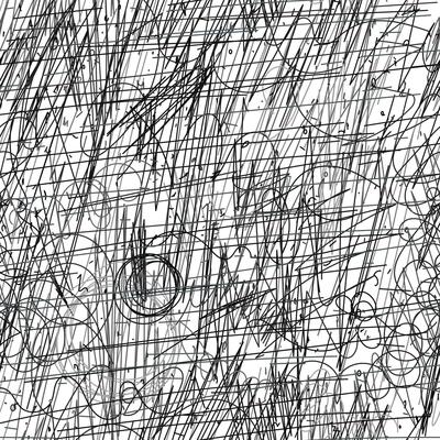 Abstract Black and White Chaotic Sketches and Scribbles, Seamless Pattern. Perfect for Artistic, Graphic Design, and Contemporary Visual Projects.