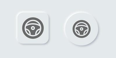 Two white buttons with a pair of eyes on them vector