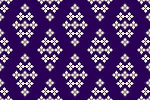 Geometric ethnic seamless pattern traditional,Aztec style abstract background,geometric flowers seamless pattern vector