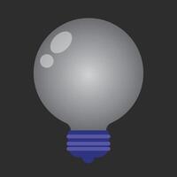A lightbulb icon symbolizing ideas, innovation, and creativity. Perfect for representing solutions, electricity, and bright thinking. Available in outline, flat, and colored styles for versatile use vector