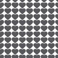 Hearts shape in grayscale on transparent background Seamless Pattern Black Day background concept. Isolated illustration Thematic card or web promo leaflet wallpaper, price tag, label, wrapping vector