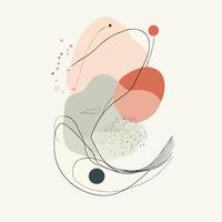 abstract illustration of a colorful abstract design vector