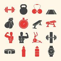 Strength and Cardio Icons for Branding and Digital Use vector