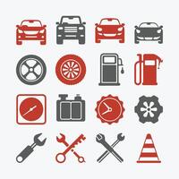 Automotive Service Icons Set Modern and Functional for Digital Use vector