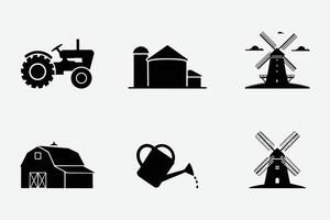 Professional Farming and Crop Icons for Branding and Design vector
