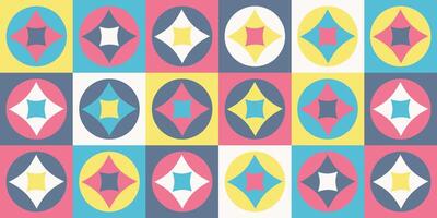 Modern geometric pattern, abstract colorful background, wallpaper. vector