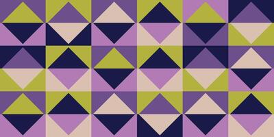 Geometric pattern of squares, rhombuses, triangles. vector