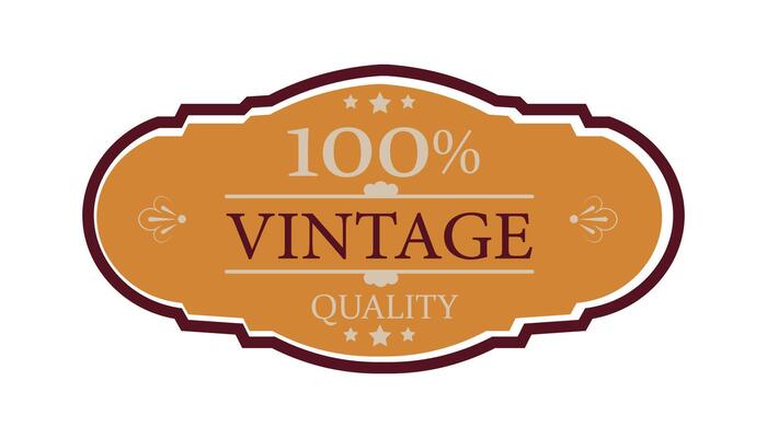 Heritage Inspired Vintage Label Showcasing Logo Icon Badge Design