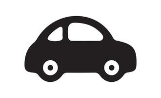 Automobile From Various Sides, Monochrome symbol. Side, Bottom, Top, Front View, car icon. vector
