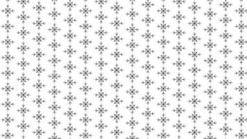 Seamless White Background With Black Snowflake Pattern For Winter Designs vector
