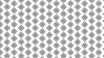 Elegant Repeating Ornamental Pattern in Black and White Design. vector