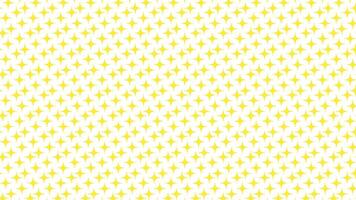 Bright Yellow Star Pattern on a White Background vector