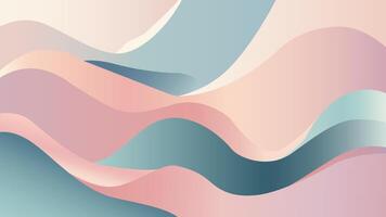 abstract background with waves and colors vector