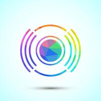 Volume icon design, Sound icon for apps, low poly style vector