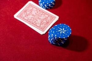 A red table with a red cloth and a red cloth photo