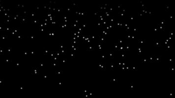 Natural snow in slow motion black background, Falling snowflakes, seamless Christmas time background. many snow flakes falling from sky on black background, Falling snow in black background in 4K video