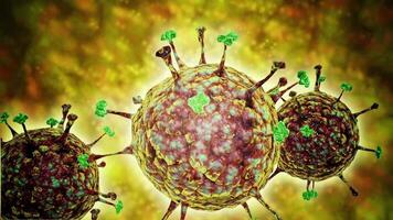 Biomedical visualization of Nipah virus. video