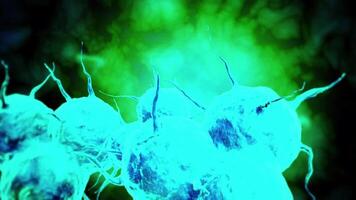 Microscopic visualization of an RNA-based virus. video