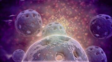 Conceptual visualization of cell nucleus. video