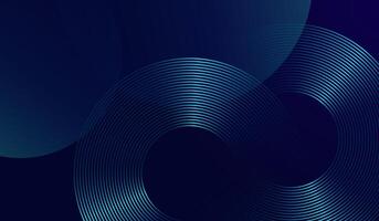 A futuristic abstract technology design with featuring interlocking circular circles pattern in glowing blue tones , illustration. vector