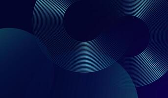smooth gradient background with depth and motion. A Futuristic technology concepts , A futuristic abstract design featuring interlocking circular wave patterns in glowing blue tones vector
