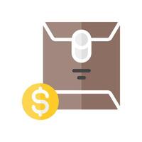 Business checklist icon color simple vector
