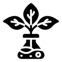 Flask icon simple glyph vector