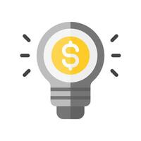 Business idea icon color simple vector