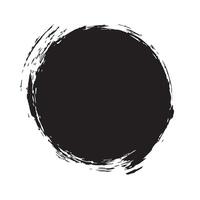 Zen Buddhism Enso Ink Circle vector
