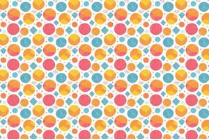 A colorful pattern with dots and circles vector