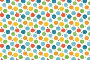 A colorful pattern with dots and circles vector