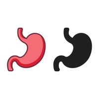 Stomach Icon in Color vector