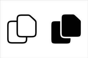Copy file icon. Duplicate document symbol. file icon, illustration vector