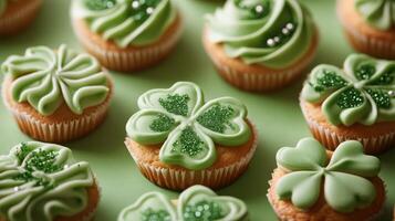 St patrick's day cupcakes photo