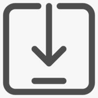 download file, interface icons and symbols vector