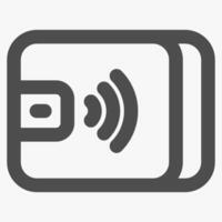 digital wallet, business and financial transaction icons vector